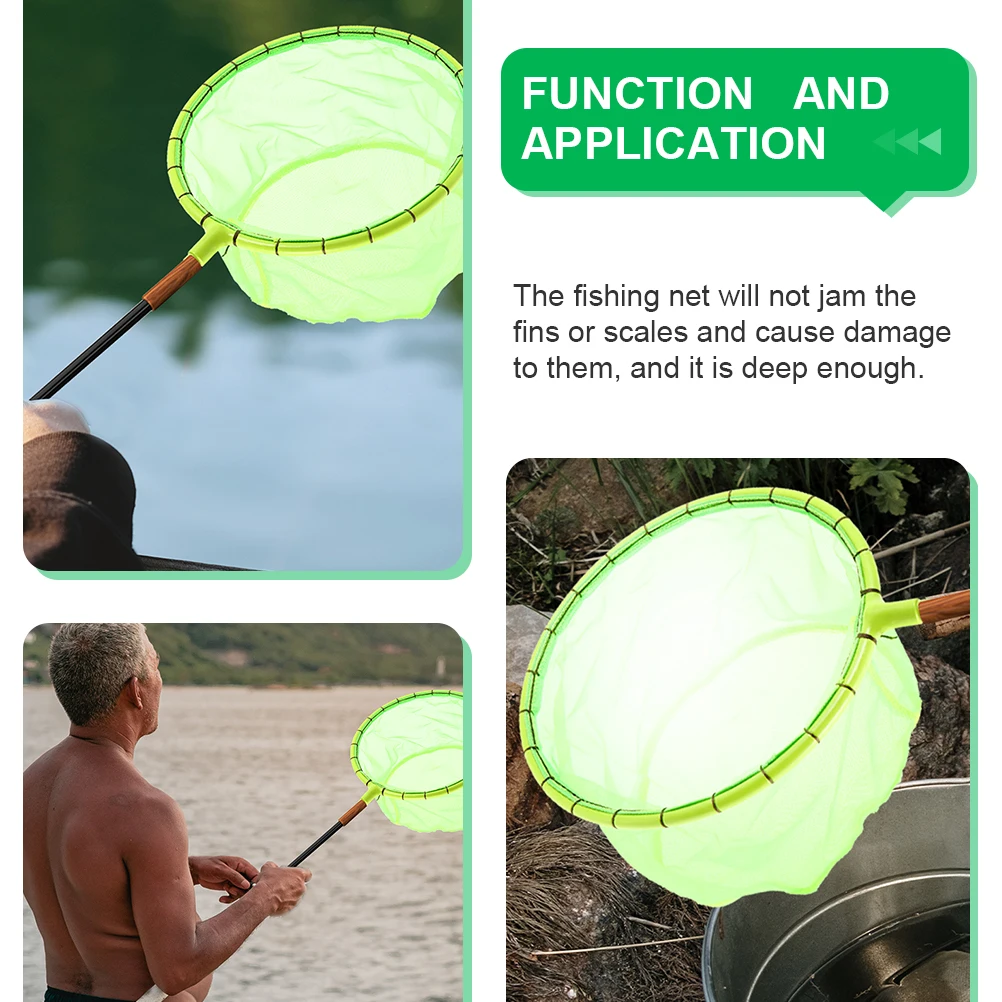 

Bag Landing For Outdoor Fishing Mesh Shrimp Dip Net Removable Shrimp Landing Net Plastic Fishing Tool Supply