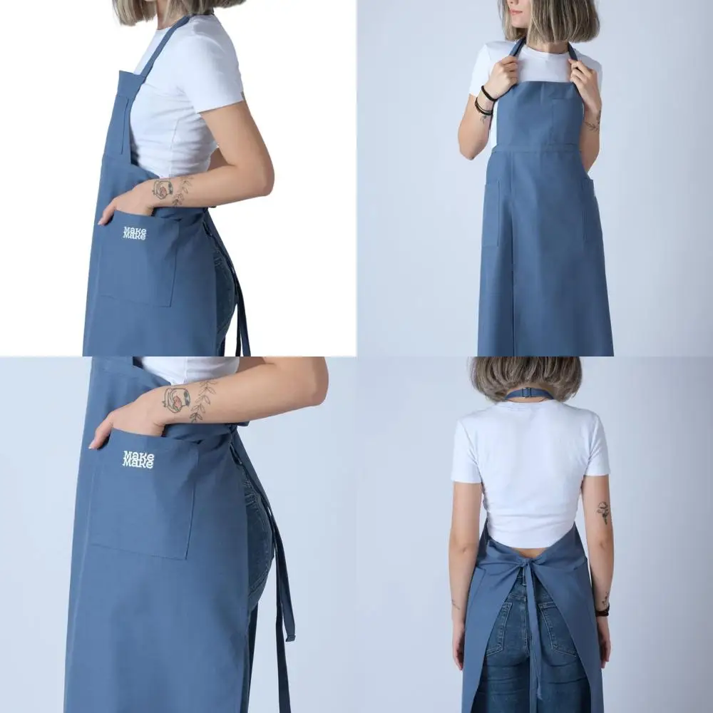 

Waterproof Unisex Pottery Apron for Artists - Ceramic Art Coveralls, Claypron, Florist Gown with Split-Leg Design