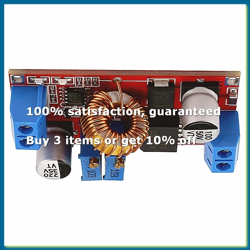 Lithium Battery Charger Module Board 5V-32V to 0.8V-30V 5A LED Driver Buck Converter Board Constant Current Voltage