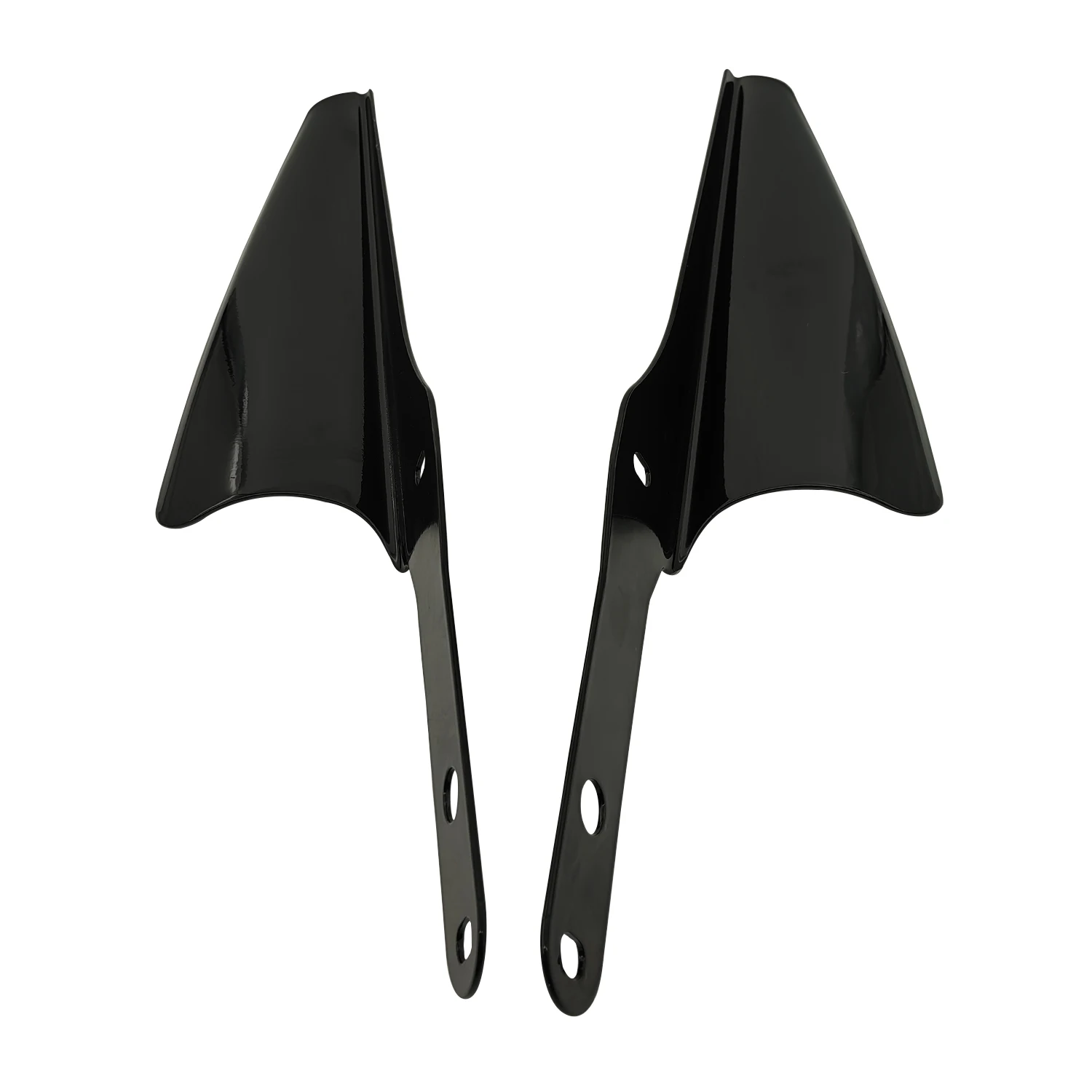 Front Fork Mount Wind Air Deflectors Wind Shield For Harley Touring Street Electra Glide Road King CVO FLHT FLHR FLHX 1995-2023