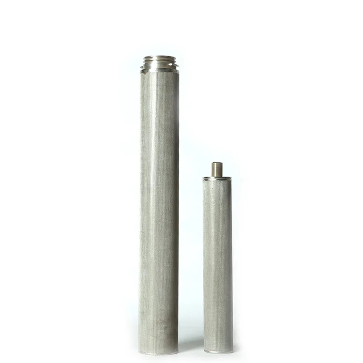 Flat 316l Stainless Steel Etch Disc Cylindrical Wire Cartridge Sintered Mesh Filter Element for Polymer filtration