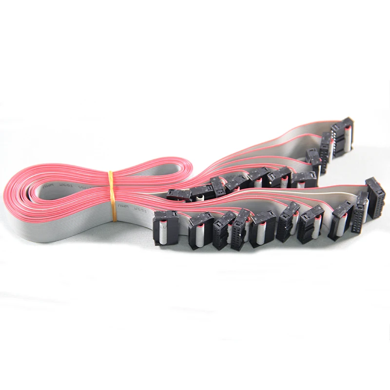 10pcs 16 Pin Power Cords High-Quality 20cm Long Pure Copper Color Ribbon Cable Led Advertising Display Screen Accessories