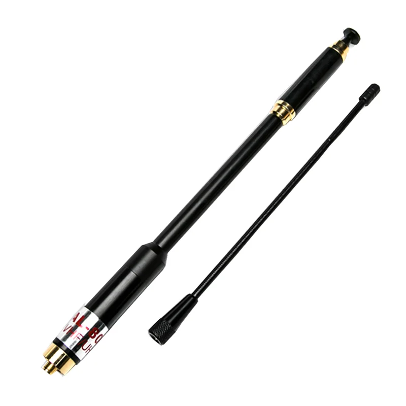 

AL-800 Dual Band 144/430MHz SMA-Female Telescopic Antenna for WOUXUN HYT BAOFENG BF-888S UV-5R Walkie Talkie Antenna