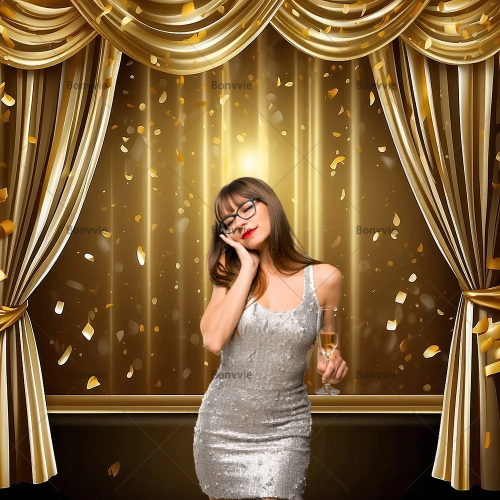 Rideau de théâtre rouge, lumière de scène, tente de cirque, arrière-plan de photographie de fête d'anniversaire pour bébé, décoration de Studio Photo