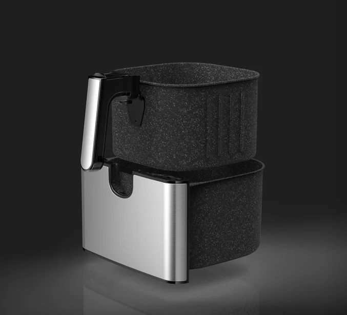 Freidora de aire digital de 5,5 l, freidora de aire para pantalla táctil digital para aparatos de cocina casera