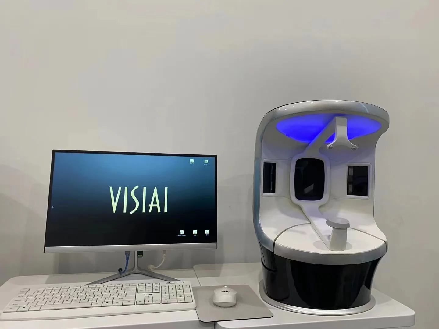 Profissional visia analisador de pele ai detector inteligente espelho mágico 3d digital máquina análise facial com tela