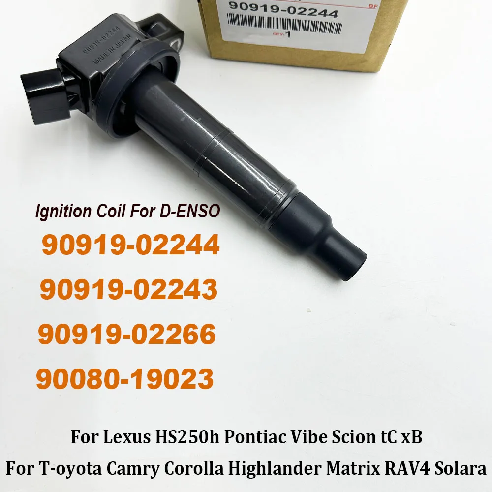 90919-02244 Ignition Coil 9091902244 673-1307 90919-02266 For L-exus HS250h Camry Corolla Highlander Matrix RAV4 Solara