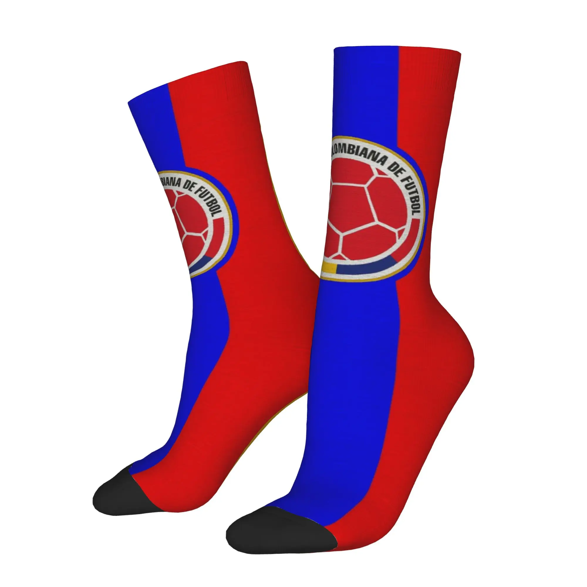 Hip Hop Vintage Colombia Crazy Men's compression Socks Unisex  Harajuku Pattern Printed Funny Sock Match Day Essentials