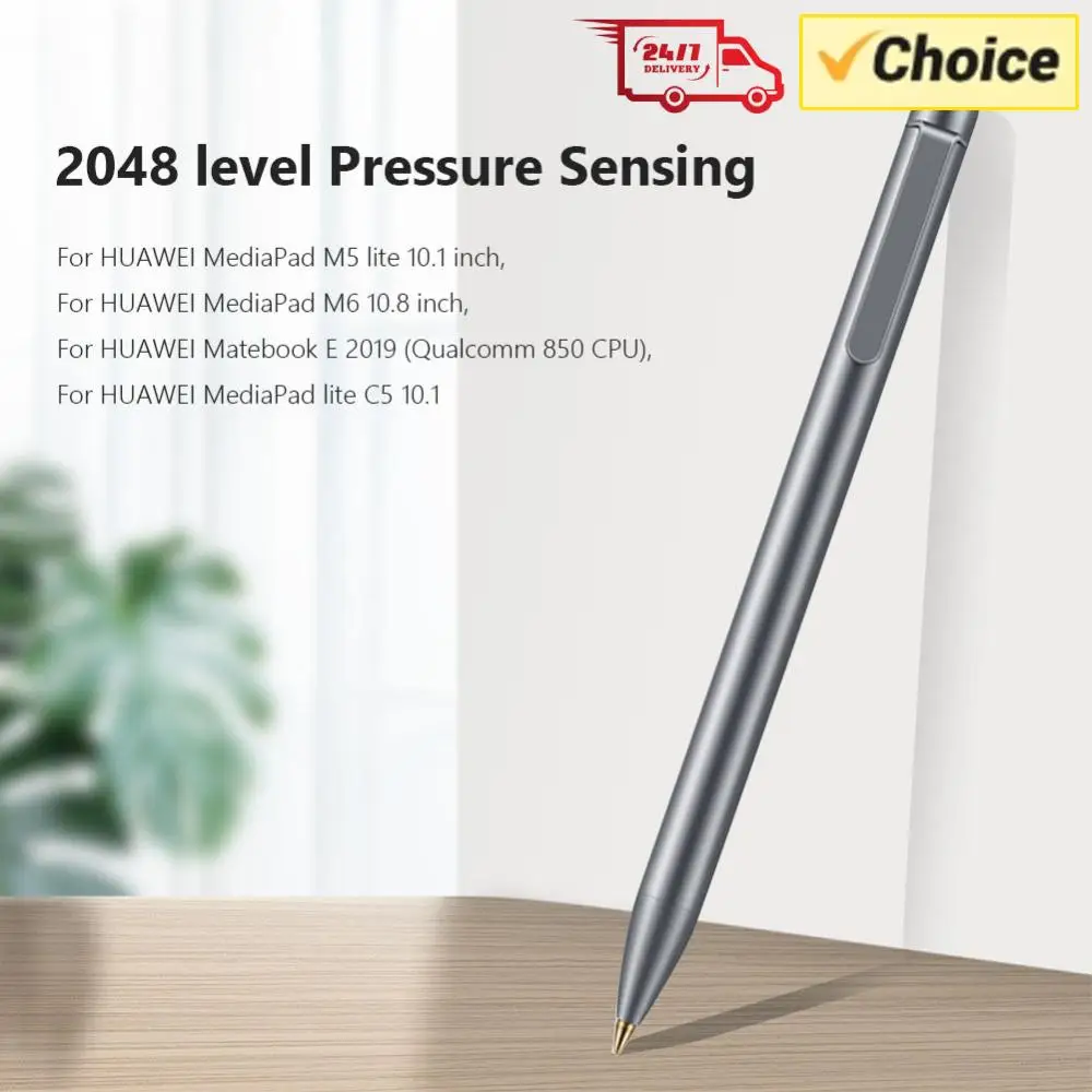 

Smart Tablet Stylus 2048 Pressure Sense Laptop Stylus High Sensitivity Lightweight Scratchproof for HUAWEI M-Pen Lite AF63