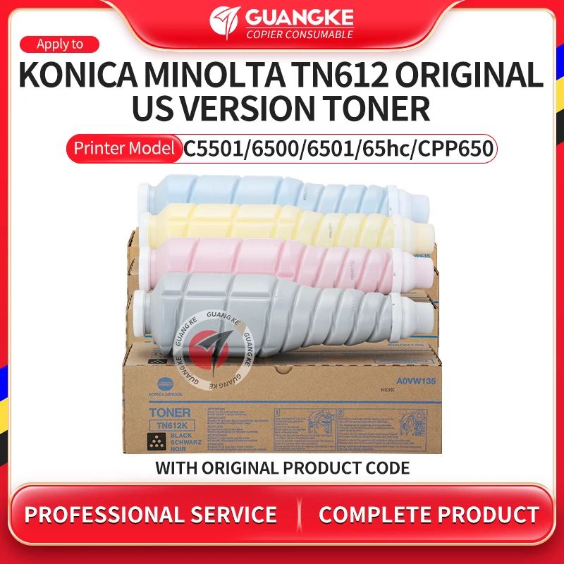 

Тонер-картриджи A0VW135 A0VW335 US Version TN 612 TN612 для Konica Minolta Bizhub C5500 C5501 C6500 C6501 65hc CPP650 CMYK