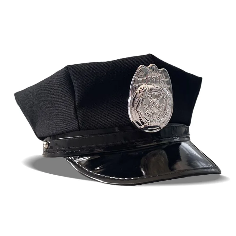 

Military Hat Army Peaked Police Man Party Cap Outdoor Octagonal 8M251