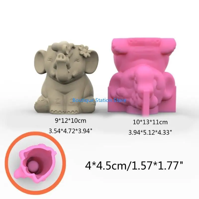 Y55F siliconen bloempotvorm kandelaar siliconen mal succulente plantenbak cementvorm