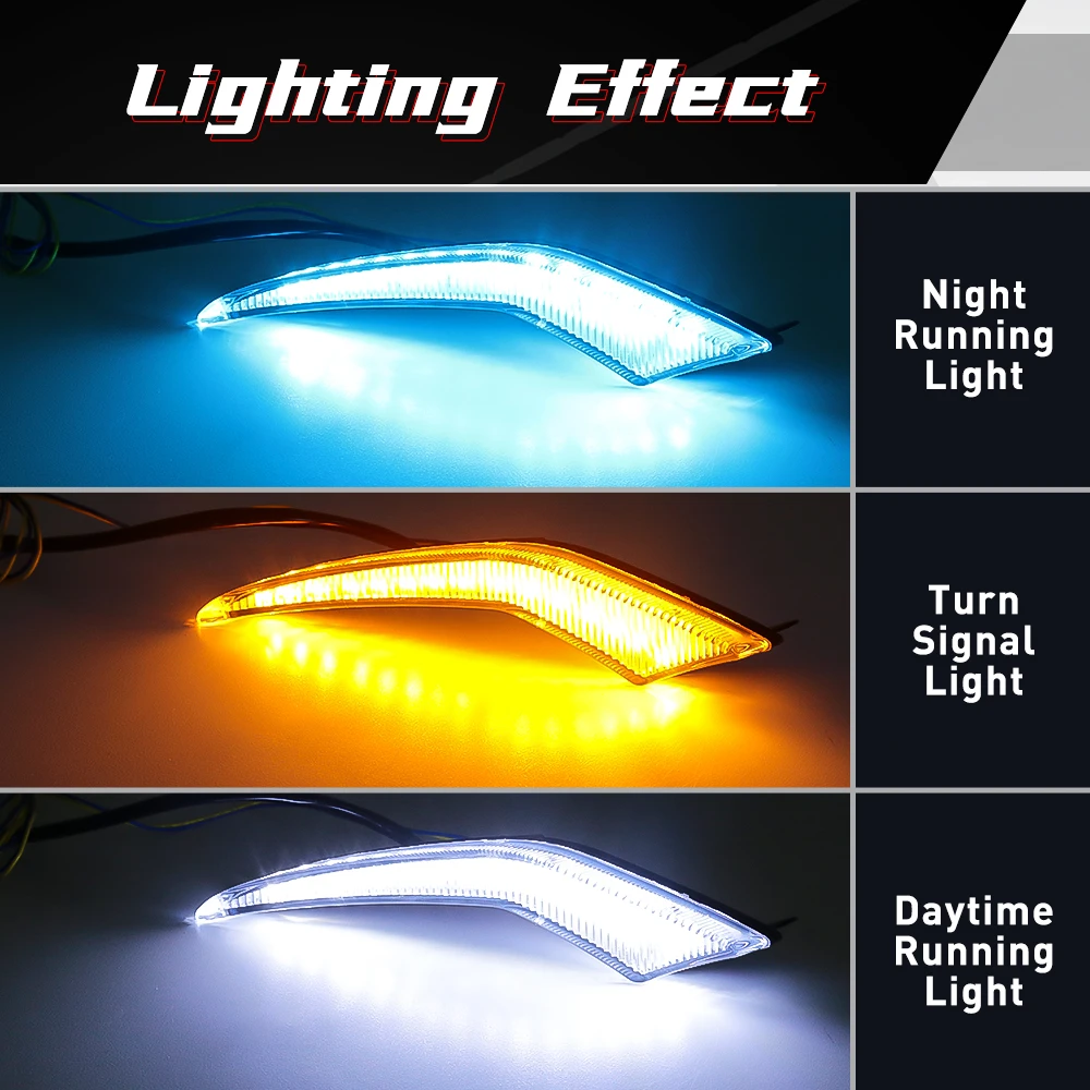 DRL For Toyota Corolla L LE XLE Hybrid Levin 2020 2021 2022 LED Daytime Running Lights LED Fog Lamps Car Accessories 12V