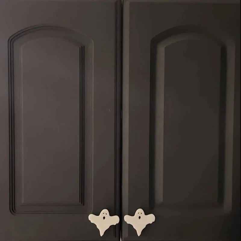 درج مقبض خزانة شبح ، مقبض سحب يدوي ، استبدال أثاث ، أجهزة باب تصنعها بنفسك ، ديكور منزلي قوطي ، 1 صولًا #6