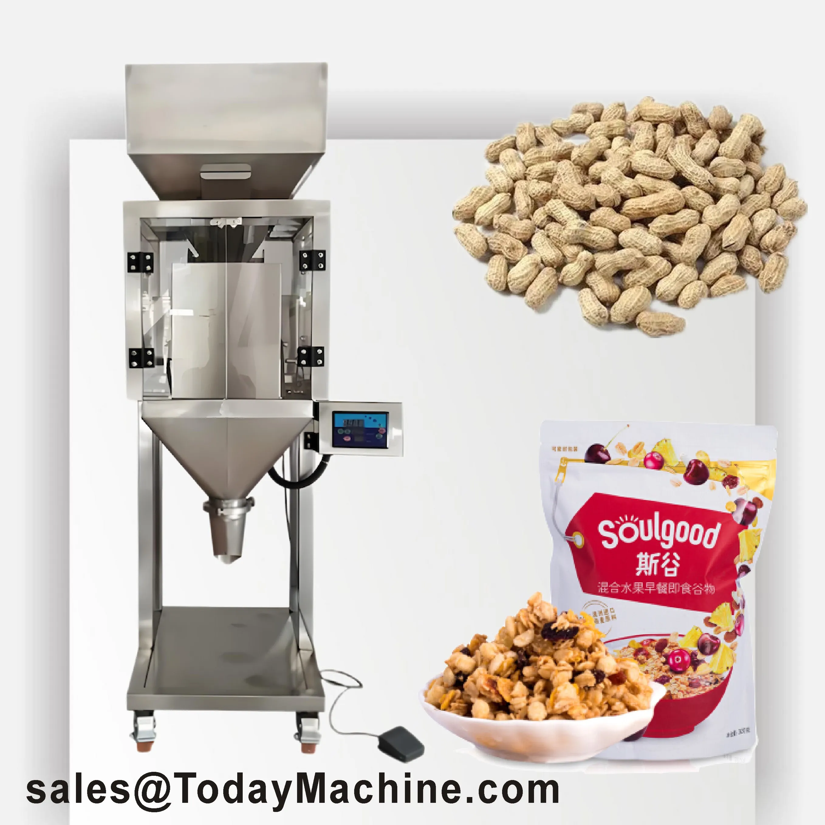 

Высокоточная машина для упаковки семян соли и сахара с двумя головками линейного веса