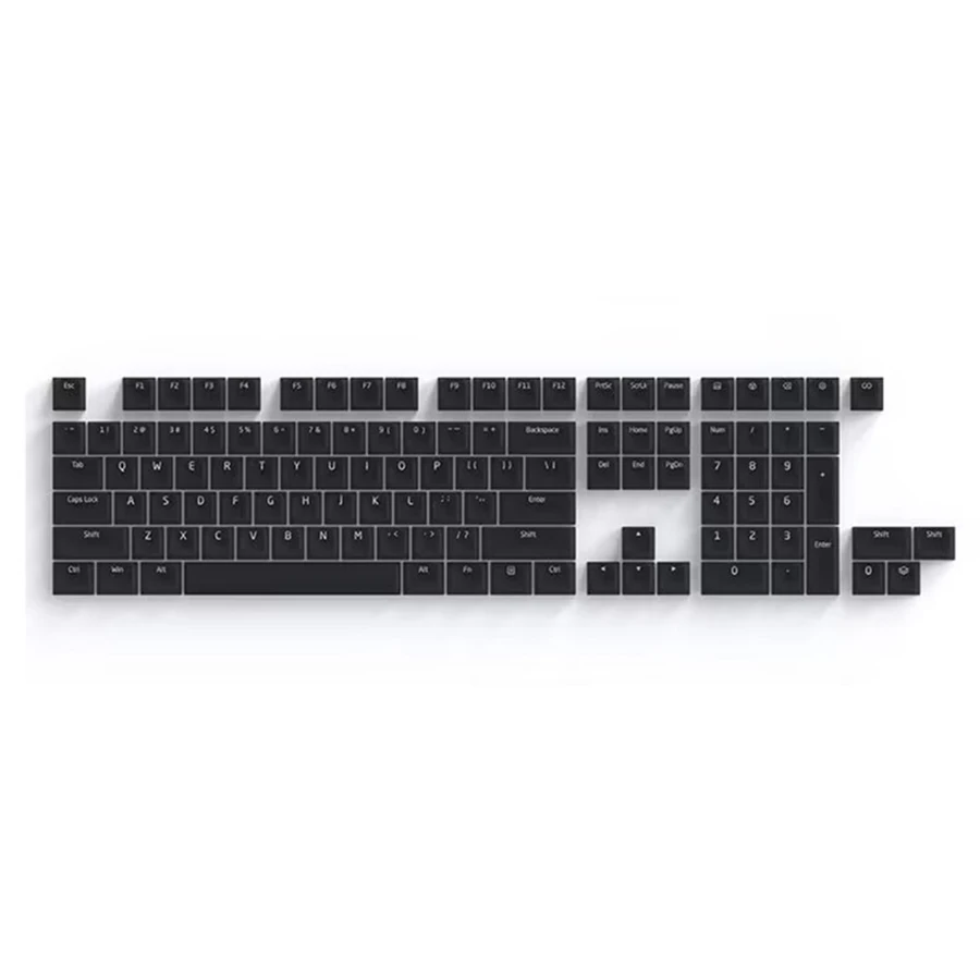 Nogi Cherry Profile ABS Silicone Keycap White Black Sakura Pep Very Peri for Keyboard Gh60 Poker 87 TKL 104 ANSI Xd64 Bm60 Xd68