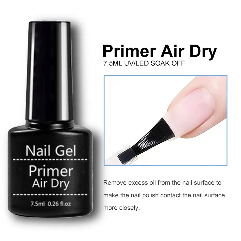 Professional Manicure Kit,Nail Preparation Kit,Nail Polish Remover, Anti-Spill Glue, Dead Skin Softener, Sealer, Primer, TopCoat
