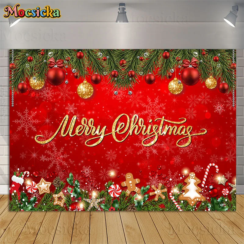 عيد ميلاد سعيد خلفية الاطفال عيد ميلاد التصوير الدعامة الأحمر عيد الميلاد ندفة الثلج الحلوى الأسرة صورة صور خلفية التقاط الصور