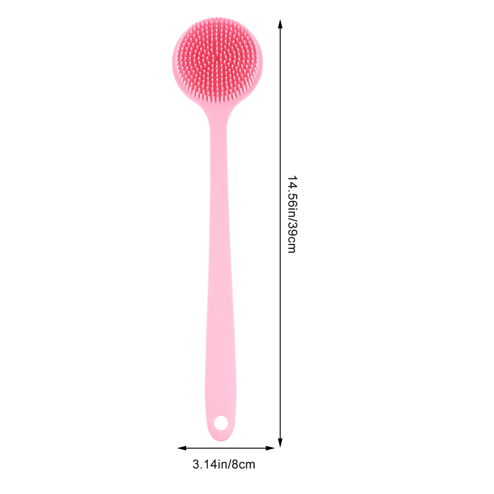 Brush Scrubber Body Shower Silicone Bath Handle Exfoliating Long Bathing Exfoliator Scalp Dry Shampoo Scrub Toilet