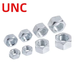 UNC 5#-40 6#-32 8#-32 10#-24 1/4 5/16 UK US Standard Coarse Fine Thread Hex Nut Hexagon Nut