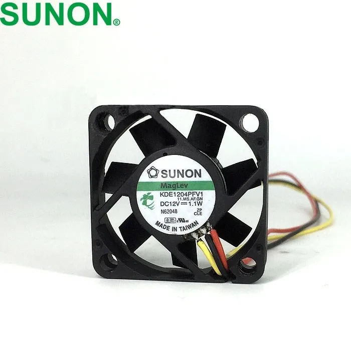 maglev cooling fans KDE1204PFV1 4010 40mm DC 12V 1.1W 3 wire fan switch for SUNON