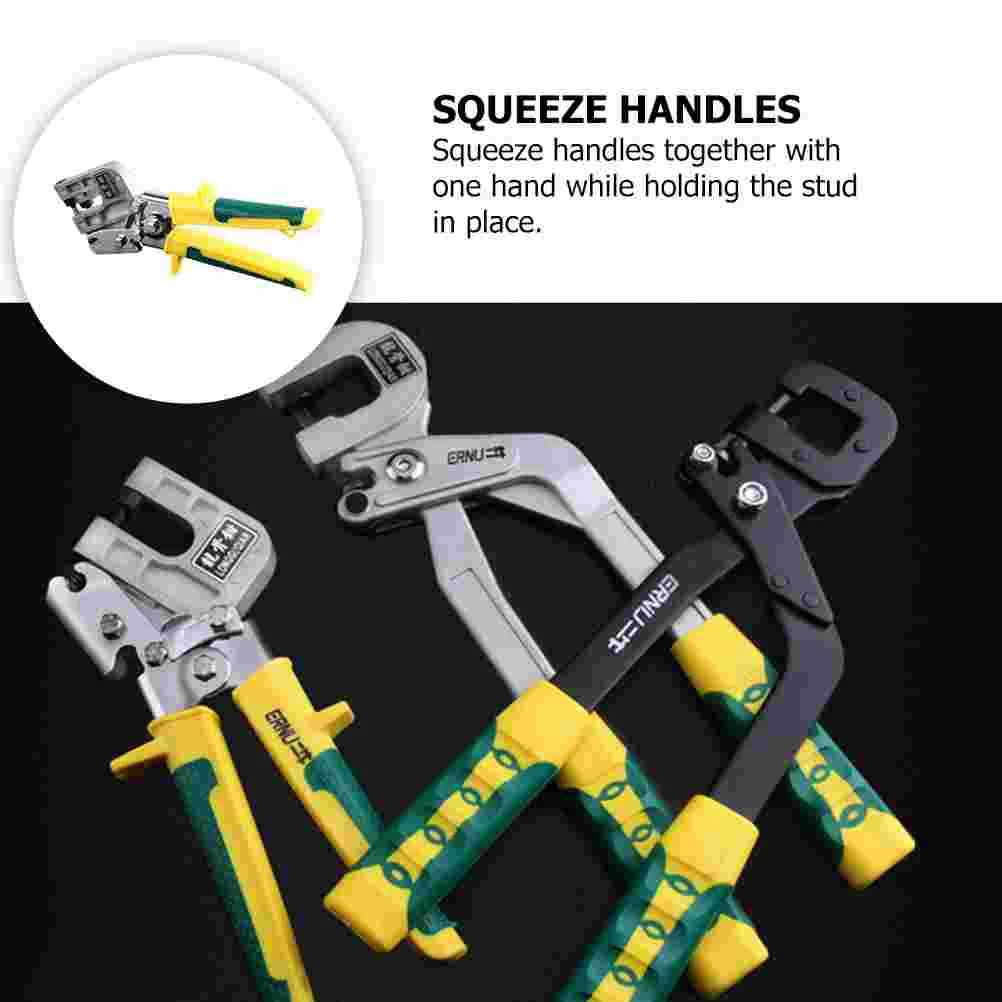 Keel Pliers Tool Ceiling Forceps Clamp Punching Hand Crimper Joist Punch Flat Riveting Drywall Hole Single Crimping Ratchet