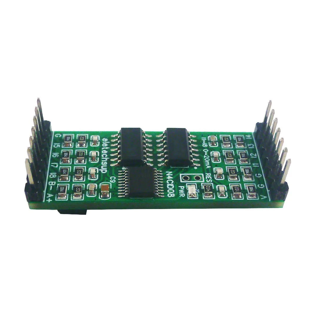 8AI 4-20MA/0-20MA Current Sensor Converter RS485 Analog Collection MODBUS RTU PLC Remote IO Expansion Core board 5V 12V 24V