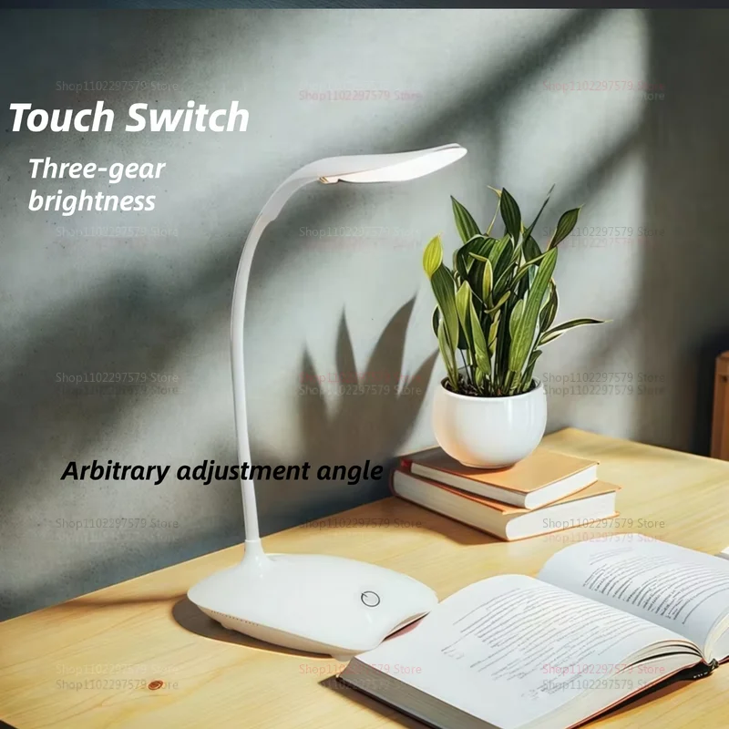 

LED Desk Light Eye Protection Reading Lamp AAA Battery Powered Lamp Folding Creative Night Light Bedside Student Reading Lamp