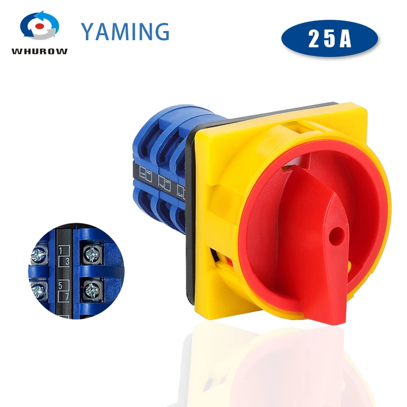 

LW26GS-25A Изолирующий поворотный кулачковый переключатель 690 В, двухпозиционный ВЫКЛ-ВКЛ с навесным замком, двигатель управления безопасностью