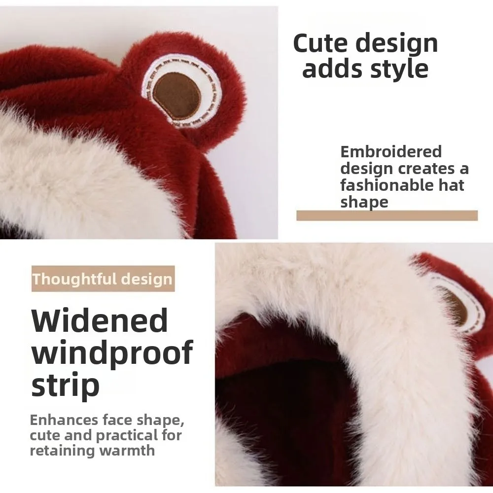 أزياء الشتاء بالاكلافا قطعة واحدة مقنعين قبعة وشاح قبعة سميكة الشتاء اكسسوارات طوق الرقبة الشتاء #1