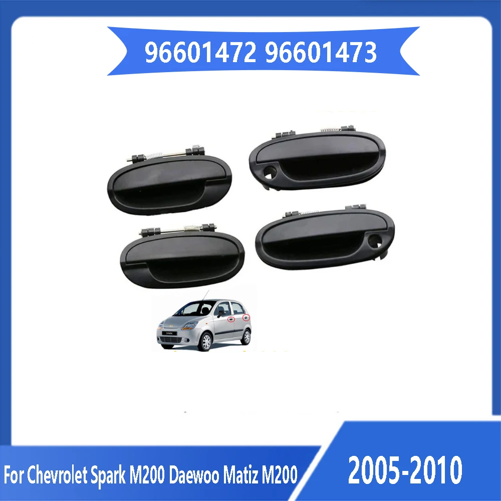 Suitable for use in Chevrolet Spark M200 Daewoo 96601472 96601473 Matiz M200 external door handles 2005 2006 -2010 auto parts