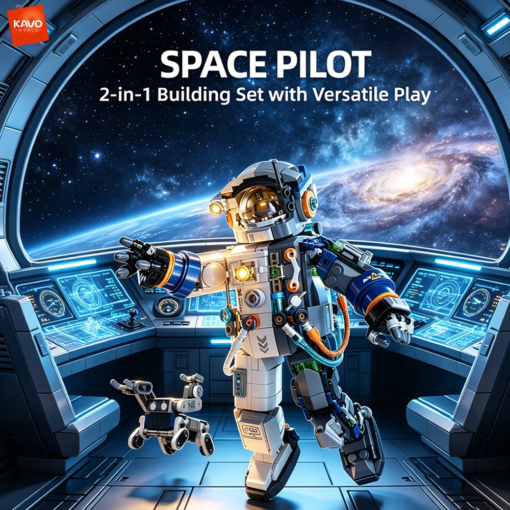 KAVOWORLD 896PCS Space Astrona - Home Security Robot Dog recensie en prijs