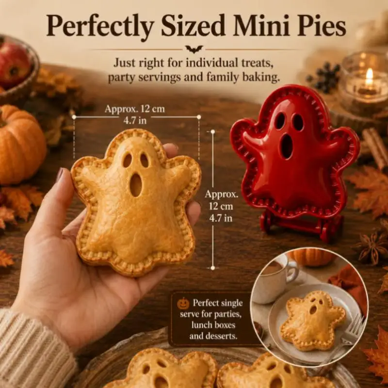 Halloween Mini Hand Pie Molds Easy Clean Dough Press Cutter Reusable Baking Tools for Party Favor Pastry DIY