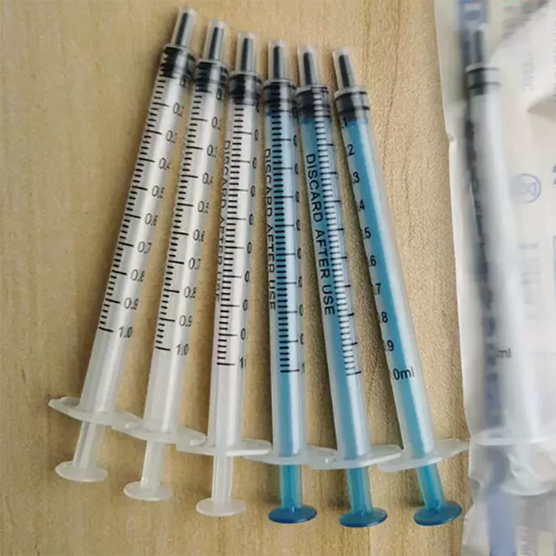 1ML syringe breeding syringe barrel can be equipped with dust cap sealing sleeve and glue syringe