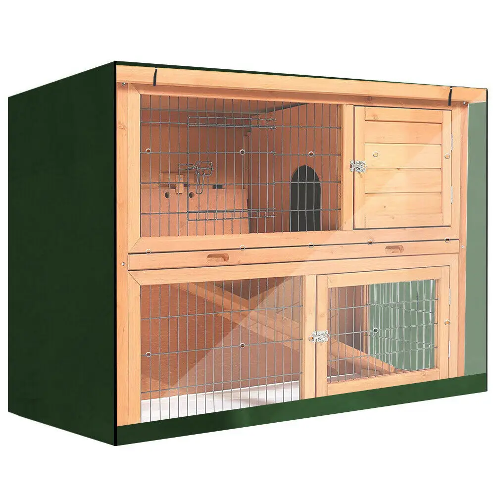 4FT double layer pet rabbit cage dust cover 210D Oxford cloth Rabbit Hutch Cover