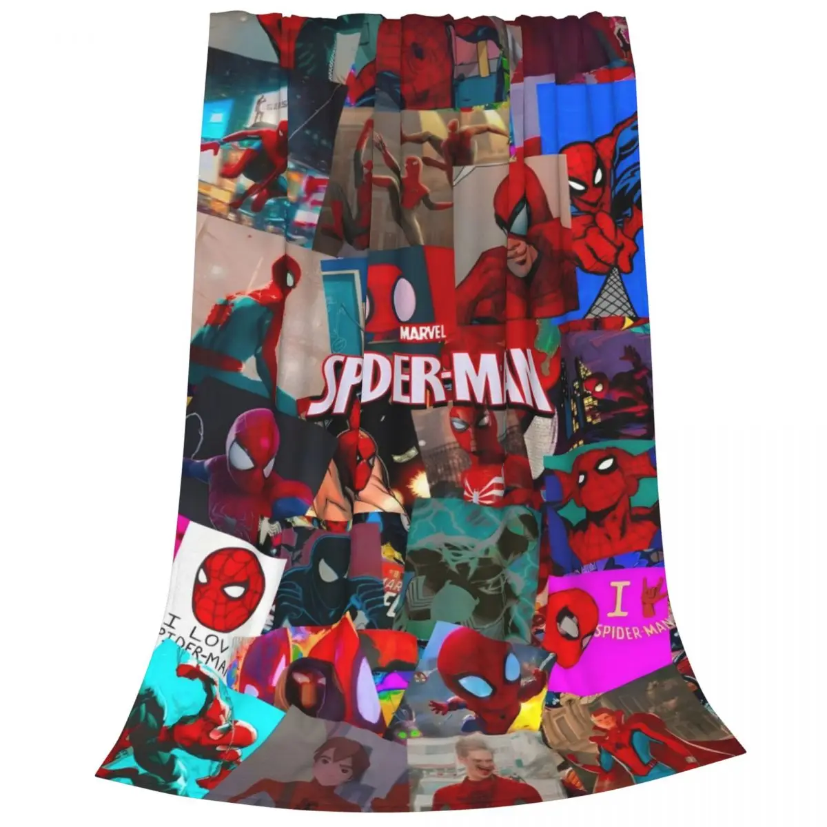 Marvel SpiderMan Soft Flannel Throw Blanket Cozy and Lightweight Fleece Blanket for Home, Travel, and Outdoor Use All Year Round