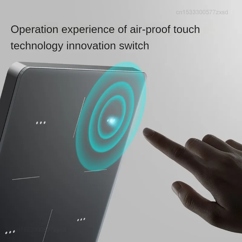 Xiaomi Linptech saklar dinding pintar, saklar dinding pintar ultra tipis AG Sensor sentuh tahan udara kontrol sentuh cerdas cocok dengan Mijia APP