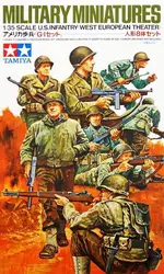 Tamiya 35048 1/35 Military Model Kit WWII US Army Infantry European Theater War