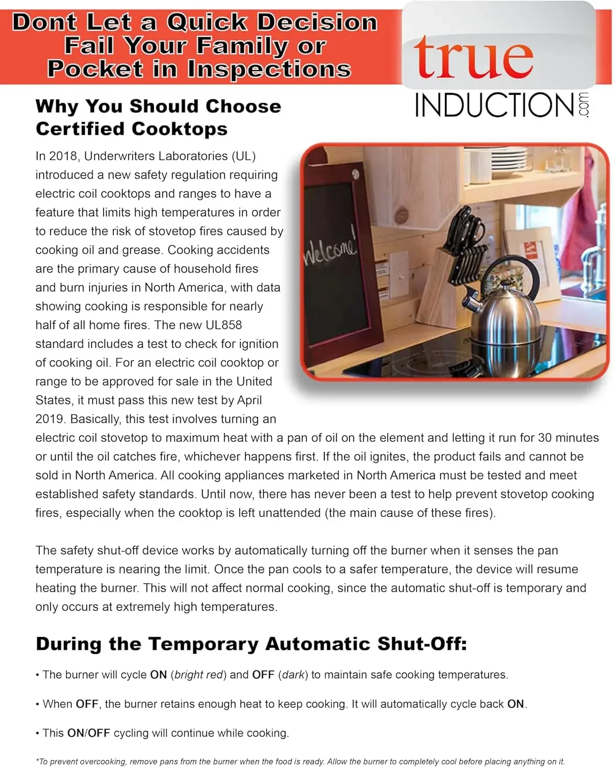 23 in. Black Induction Glass-Ceramic Cooktop 1750W