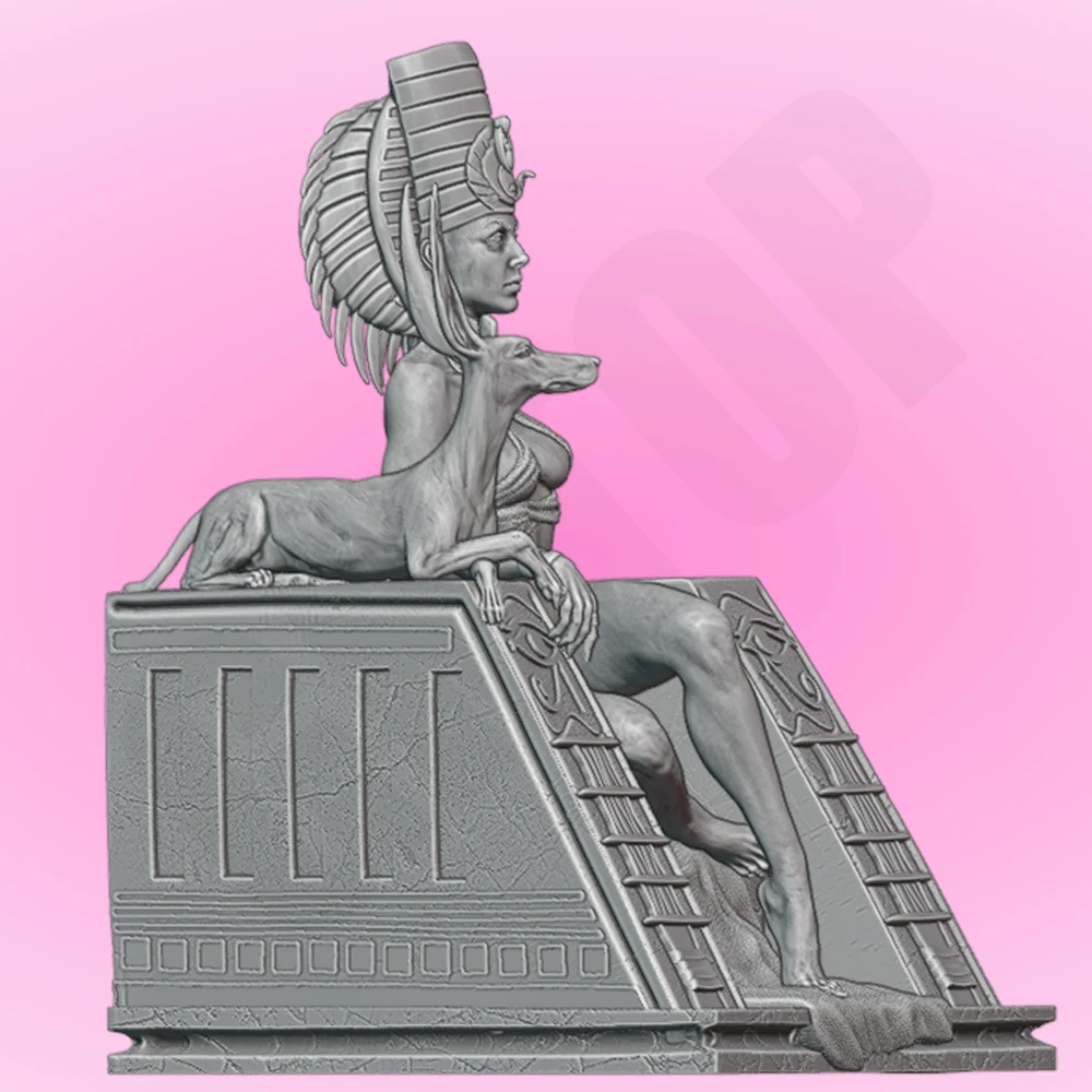 

1/24 комплект модели для 3d печати, королева КлеопатраDL NSFW, аниме-фигурка, модель, комплект, сделай сам, миниатюрная уменьшающая статуя, неокрашенные игрушки