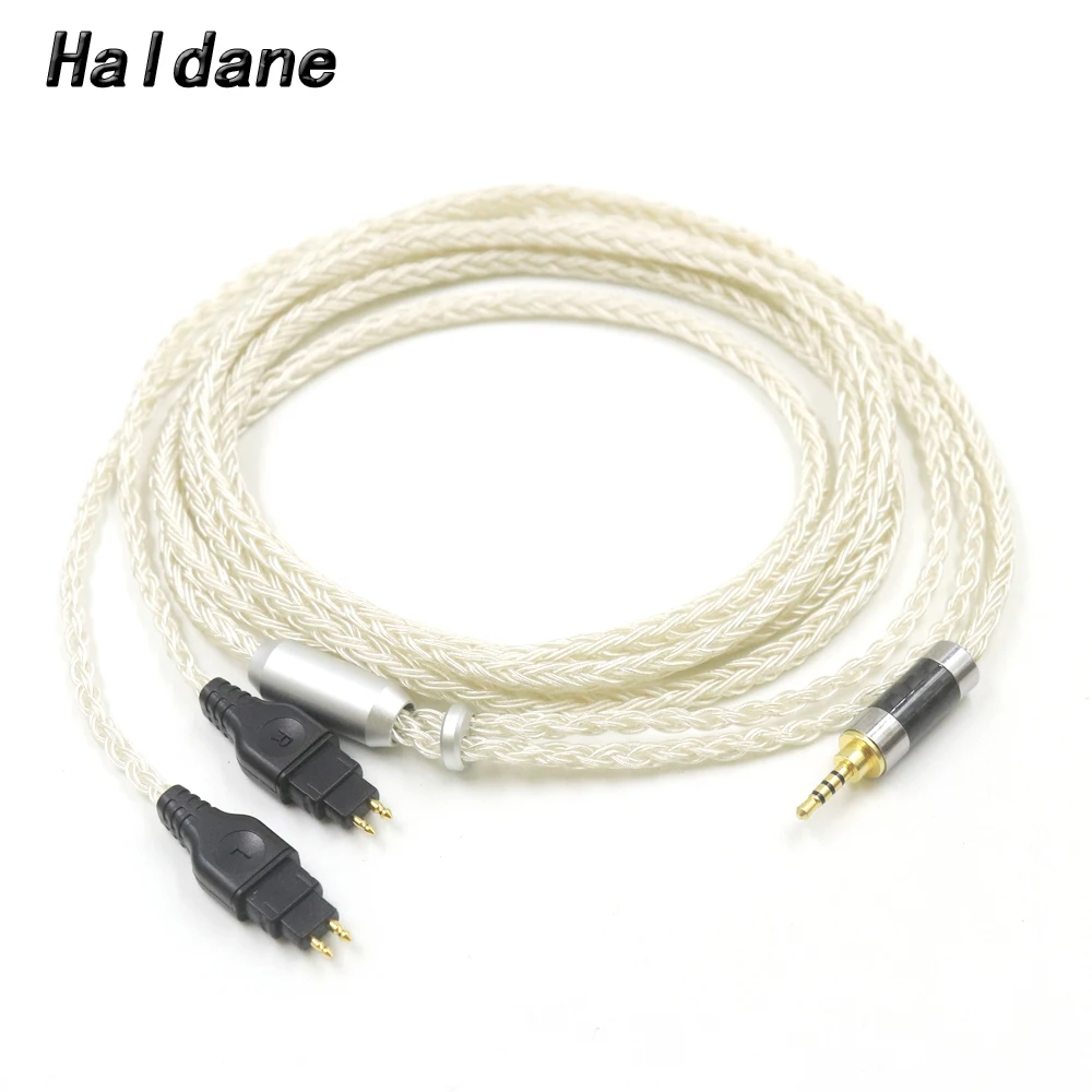 Haldane 2.5mm 3.5mm XLR Balanced 16 Core 99% 7N OCC Earphone Cable For Sennheiser HD580 HD600 HD650 HDxxx HD660S HD58x HD6xx