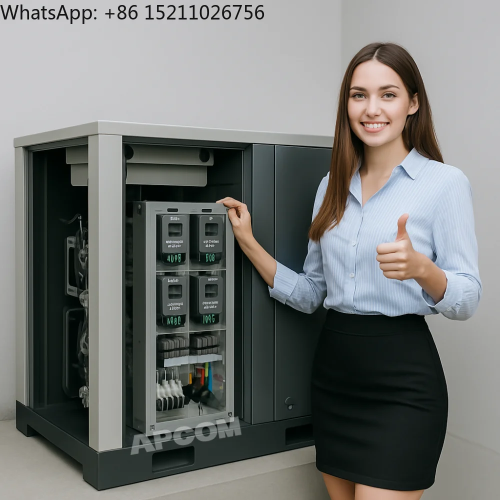 APCOM Oilfree VSD 2.2kw 3kw 4kw 5.5kw 7.5kw 11kw 15kw Silent Oil-free Oil Free Scroll Screw Air Compressor Air Compressor 3 4 kw