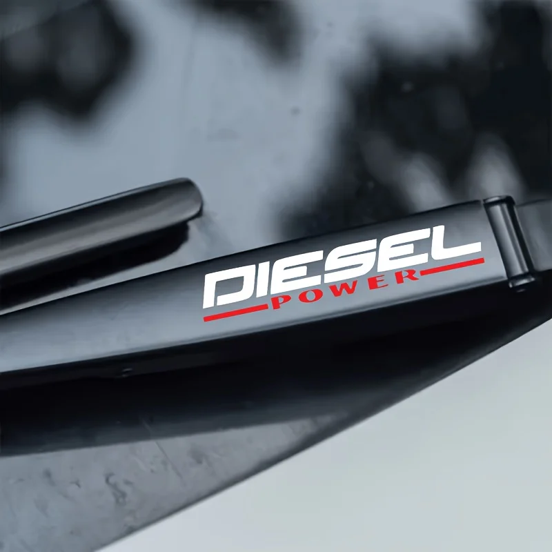 

Car Body Scratch Case, Self-Adhesive Vinyl, Matte Diesel Power Car Decal Windshield Wiper Sticker | Car Decal