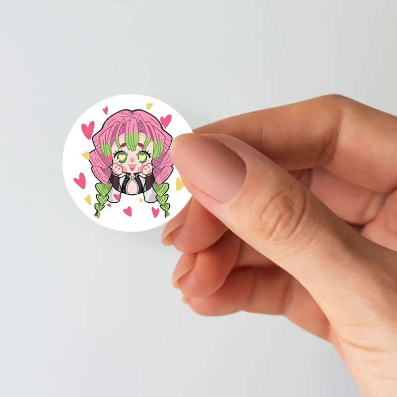 500 adet iblis Slayer Anime sızdırmazlık çıkartmalar telefon kılıfı sevimli Sticker paketi dizüstü cilt Kawaii hediye ambalaj sanat malzemeleri