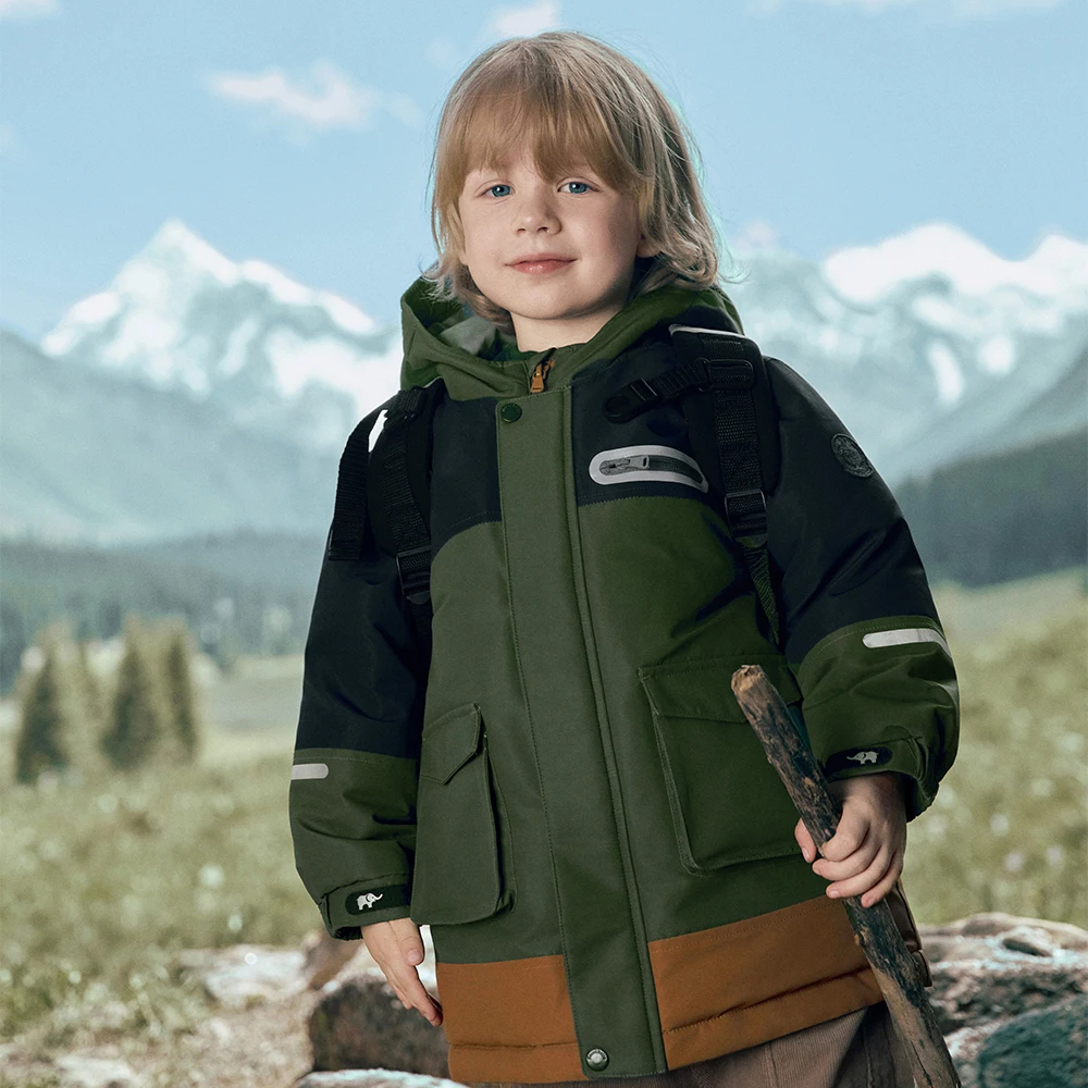 デイブベラ子供ダウンジャケット冬男の子女の子肥厚ぬいぐるみコ - Baby Clothing Zipper のレビューと価格