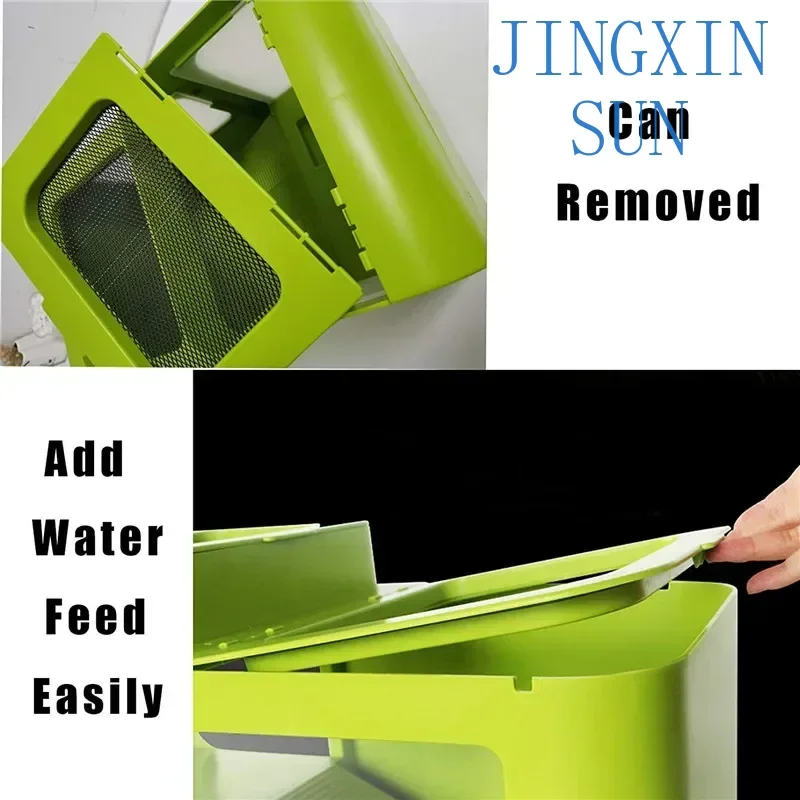 New Type Portable Aquariums Accessories Plastic Transparent Turtle  Tank