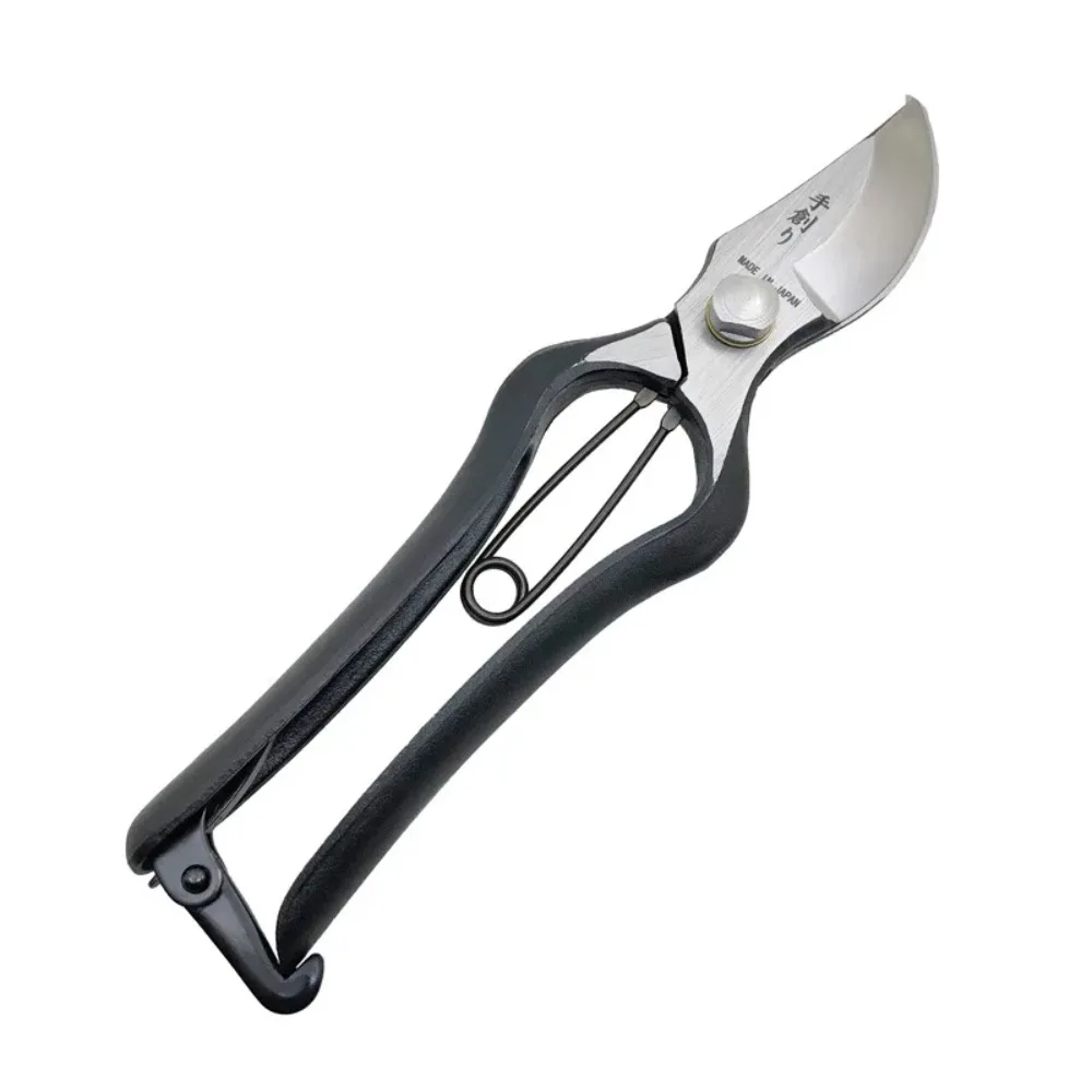 200mm Branch Scissors Gardening Pruning Shears Handmade High Carbon Steel One-piece Forging Heavy Duty Plant Trimming Tools