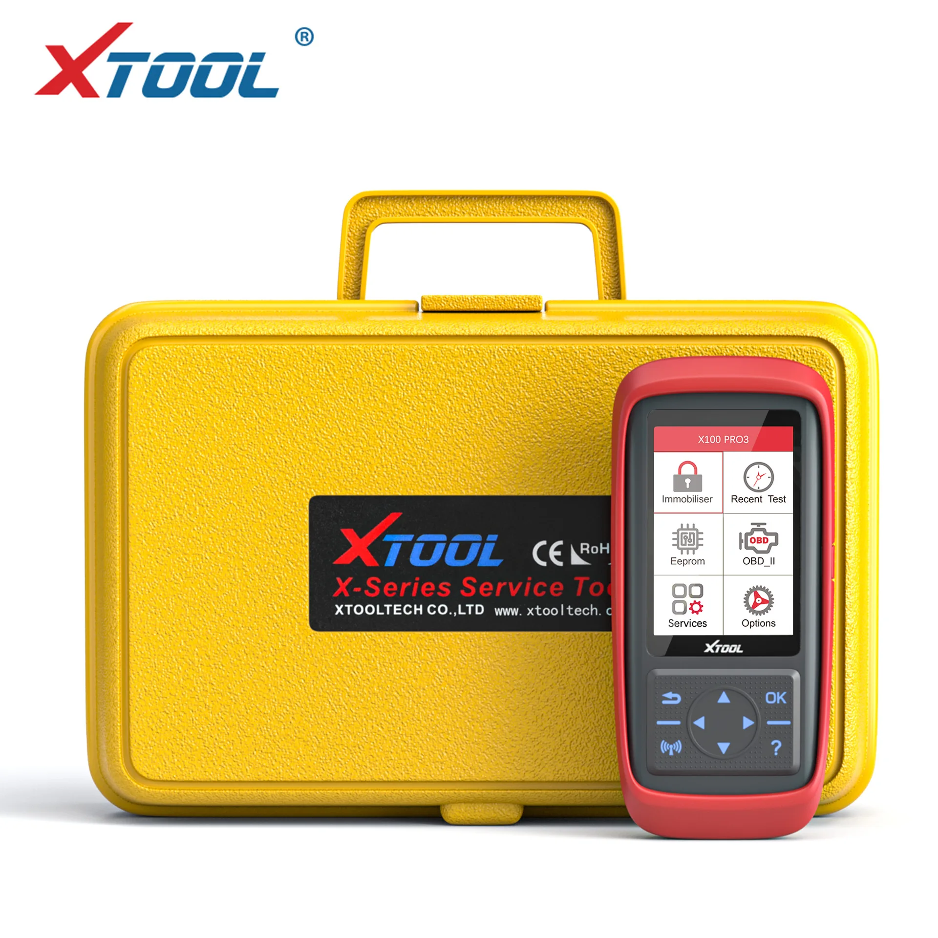 

XTOOL X100 PRO3 Автоматический программатор ключей OBD2 Считыватель кодов Программирование IMMO Больше функций, чем X100 PRO2 X100PRO Бесплатное обновление