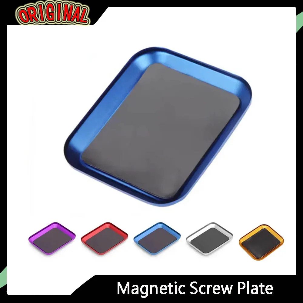 

2PCS Aluminum Alloy Magnetic Screw Tray - RC Repair Tool Strong Magnet Organizes Airplane Car Drone Parts