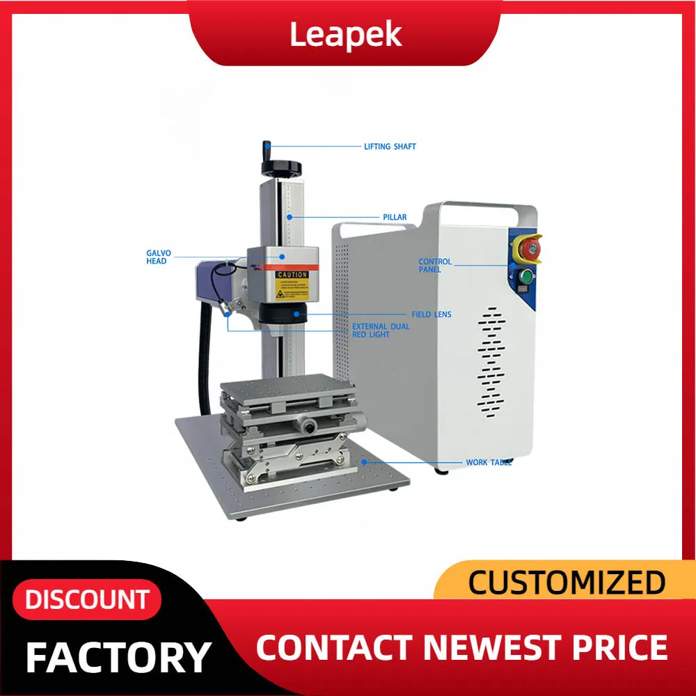 

Light Weight 20W 30W Mini Portable Fiber Laser Marking Machine Laser Engraving Price for Metal Plastic Pen Gold Silver Jewelry